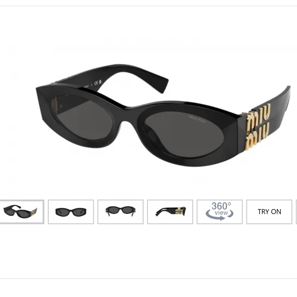 Miu Miu Black Sunglasses